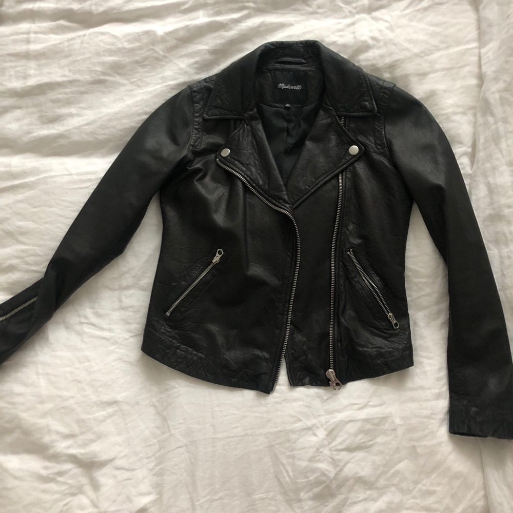 Madewell Washed Leather Jacket